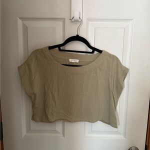 Re: Blu Crop Top
